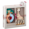 VULLI Môj prvý darčekový set - žirafa Sophie & mäkká hrkálka s korálikmi kolekcia ''Sense & Soft'