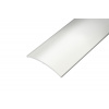 AP4 prechodová lišta samolepiaca B, hliník+fólia biela popolavá, š: 40 mm, d: 2,7 m