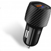 CONNECT IT InCarz PD+QUICK CHARGE 3.0 nabíječka do auta, 1x USB-A + 1x USB-C, 3 A, carbon CCC-3030-CA