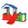 mamido Detský záhradný domček so šmýkačkou modrý