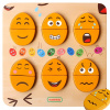 MASTERKIDZ Doska na emocionálne učenie Drevené vajíčka Čo je to humor? Montessori