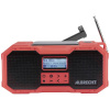 Albrecht DR 112 outdoorové rádio DAB+, FM pohotovostné rádio, USB, Bluetooth s USB nabíjačkou, Ručná kľučka, solárny panel, odolné proti striekajúcej vode,; 27911