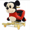 VYNIKAJÚCI SPIEVAJÚCI HOJDAČKA NA HOJDAČKÁCH A KOLIESKACH 3v1 Myšiak Mickey+MELODIE