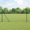 Plot s dechtom a 13 stĺpikmi zelený 1.2x25 m oceľ