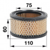 Vzduchový filter 31925 pre Tecumseh - HH, OHM120, VH, 23-1847-S Kohler