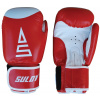 SULOV Box rukavice SULOV, kožené, červeno-biele Veľkosť: 12 oz