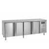 TEFCOLD Mraziaci stôl bez zadného lemu | CF 7410/-SP | 4 komorový, 4 police GN1/1 TEFCOLD