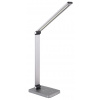 FELLOWES Platinet stolná LED lampa 10W stmievateľná, dotykové ovládanie, bezdrôtové nabíjanie, USB port, strieborný PLADLL888AG