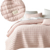 Prehoz na posteľ Room99 polyester 200 cm x 220 cm ružový
