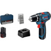 Bosch Professional 060186810H aku vrtačka 12 V, 2.0 Ah 060186810H, vč. 2x aku