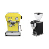 Ascaso Dream ONE, Sun Yellow + Rocket Espresso FAUSTINO 3.1, black