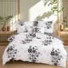 Flanelové obliečky Homa BRIA WHITE and BLACK 7-set 140x200 cm Flanelové obliečky Homa BRIA WHITE and BLACK 7-set 140x200 cm - 140x200 cm - 7 SET 2x vankúš 2x malý vankúš 2x prikrývka 1x plachta - gomb