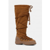 Semišové snehule Moon Boot MB LUNA BOOT EXTRA SUEDE hnedá farba, 80D2480200 M008