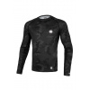 PitBull West Coast - pánský LS rashguard NET CAMO 2 all black camo XL