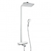 Hansgrohe Raindance Select - Sprchový set Showerpipe 360 ​​s vaňovým termostatom, 3 prúdy, biela/chróm 27113400