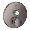 Grohe Grohtherm SmartControl - Termostatická sprchová batéria pod omietku s jedným ventilom, Hard Graphite 29118A00