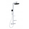 Ideal Standard ALU+ Sprchový set s termostatom, priemer 26 cm, 2 prúdy, strieborná BD583SI