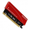 Adaptér Axagon PCEM2-S, PCIe x16 - M.2 NVMe M-key (PCEM2-S) červený