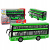 Lean Toys Dvojposchodový autobus zelený 1:16