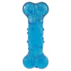 Hračka DOG FANTASY STRONG kosť s vôňou slaniny modrá 12,5 cm