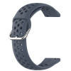 BStrap Silicone Dots remienok na Huawei Watch 3 / 3 Pro, dark gray