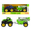 CreativeToys Traktor s prívesom na spätný chod - 2 farby