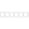Asfora - Krycí rámeček šestinásobný, bílá, EPH5800621 (Schneider Electric, Asfora, bílá)