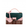 Luxusní kabelka JADISE, Lily Cobalt/check