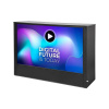Jansen Display s.r.o. Digitálny promostolík Futuro s monitorom Samsung QM55B na šírku, čierna