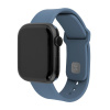 Sada silikónových remienkov FIXED Silicone Sporty Strap pre Apple Watch 38-40-41 mm, zeleno-modrá