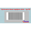 Regulus SOLLARIUS SD4/090 hliník radiátor napáj zdola (v/d) 390/900mm,term.hlavica,biely Regulus SD4/090