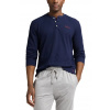 Pyžamové tričko s dlhým rukávom Polo Ralph Lauren 714950609 tmavomodrá XXL