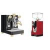 Lelit Bianca PL162T V3, black + Eureka Mignon Perfetto, CR ferrari red