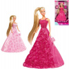 Simba Panenka Steffi Gala Princess 29cm set růžové šaty s doplňky 2 druhy