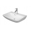 Duravit ME by Starck - Umývadlo, 60x40 cm, s prepadom, s otvorom na batériu, matná biela 2343603200