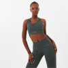 USA Pro Seamless Crop Sports Bra Khaki 8 (36)