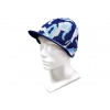 Čiapka pletená CAPU so šiltom - blue camo