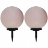 Solárne svietidlá - Solárne lampy do záhrady, 2 ks, LED, sférické, 40 (Solárne svietidlá - Solárne lampy do záhrady, 2 ks, LED, sférické, 40)