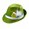 Fedora bavorský klobúk zelený Oktoberfest (Fedora bavorský klobúk zelený Oktoberfest)