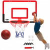 TABUĽA NA BASKETBAL KOŠA OBRUČ + LOPTA SÚPRAVA NA HRU PRE DETI