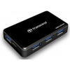 Transcend USB 3.0 4-port HUB3, aktívny so zdrojom TS-HUB3K TS-HUB3K