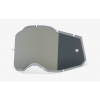 100% plexi Injected Racecraft 2/Accuri 2/Strata 2, 100% (strieborné chróm, Anti-fog)