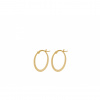 Pernille Corydon Náušnice Escape mini kruhy pozlátené