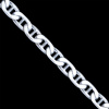 Silver.ag Náramok strieborný, TFL B D2 080 Forzata Lunga Traversino Battuto Dĺžka: 22cm B0899
