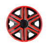J&J Puklice pre Peugeot ACTION red/black 15