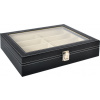 Beautylushh 8512 organizér na okuliare 33,5x20,5x8cm čierny