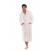 Unisex župan JACK and LILLY extra so šálovým golierom 2120 0100 White - Vestis XXL bílá