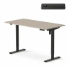 BalanzaDesk START Šedá - čierna podnož, elektrický výškovo nastaviteľný stôl Veľkosť stolovej dosky stola START: L - 138,5x80cm