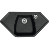 Granitový drez Sinks Naiky 980 Granblack
