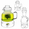 Kanvica Kadax kanvica na čaj s ohrievačom a lúhovačom, 1,5 l